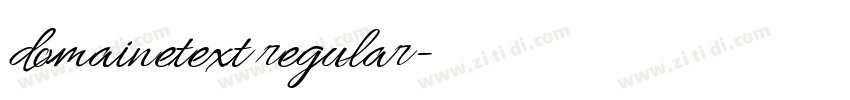 domainetext regular字体转换 domainetext regular字体转换